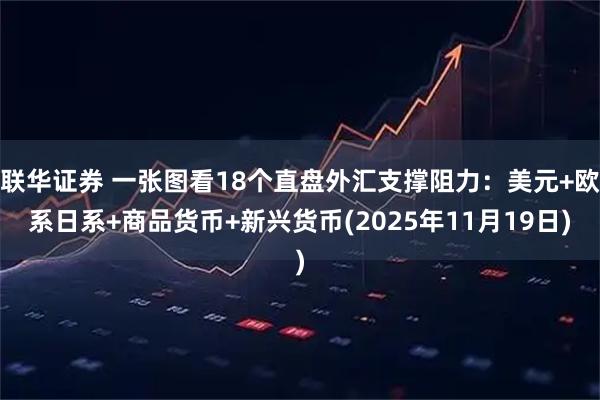 联华证券 一张图看18个直盘外汇支撑阻力：美元+欧系日系+商品货币+新兴货币(2025年11月19日)