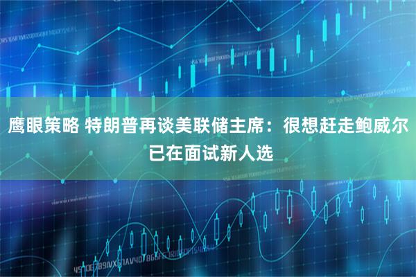 鹰眼策略 特朗普再谈美联储主席：很想赶走鲍威尔 已在面试新人选