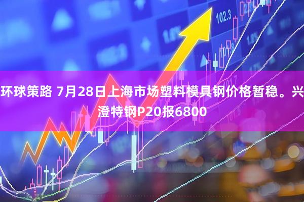 环球策路 7月28日上海市场塑料模具钢价格暂稳。兴澄特钢P20报6800